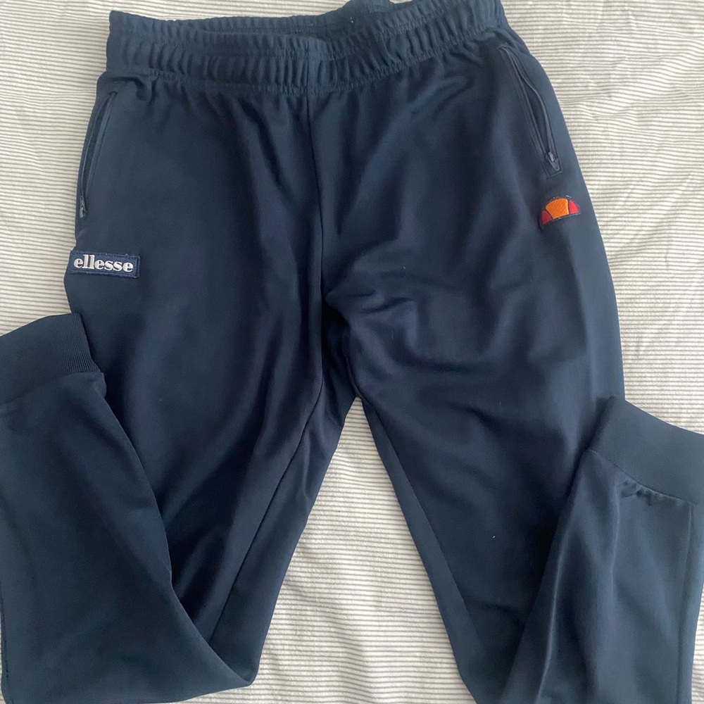 Mens Ellesse Track Pant/Joggers Navy sz L